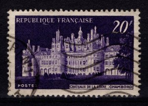 France 1952 Chateau Chambord, 20f [Used]