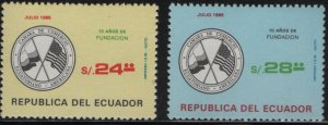 ECUADOR 1084-5 MNH F/VF SET OF 2