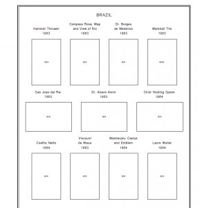 BRAZIL STAMP ALBUM PAGES 1843-2010 (466 PDF digital pages)