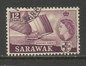 Sarawak   #203  Used  (1957)  c.v. $0.55