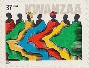 US 3881 Kwanzaa 37c single (1 stamp) MNH 2004