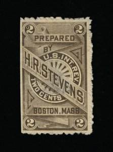 GENUINE SCOTT #RS229d PRIVATE DIE MEDICINE HR STEVENS PRINTED ON WMK-191R PAPER