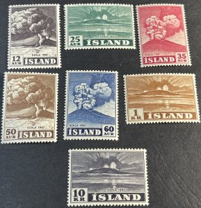 ICELAND # 246-252-MINT/ NEVER HINGED & MINT/HINGED---COMPLETE SET---1948