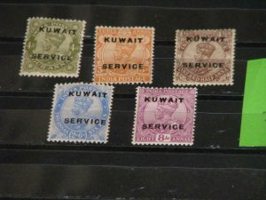 KUWAIT SERVICE OVERPRINTS ON INDIA, MINT HINGED