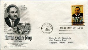 1771  15c Martin Luther King,  Art Craft First Day Cover