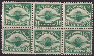 #C4 Mint NH, VF, Block of 6 (CV $210+) (CV $35 - ID30355) - Joseph Luft