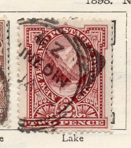 New Zealand 1898 Early Issue Fine Used 2d. NW-113810