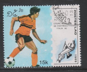 Laos 903 World Cup Soccer 1990