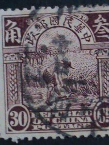 ​CHINA STAMP-1913 OVER 100 YEARS: FRAMER  RARE USED STAMP VERY FINE