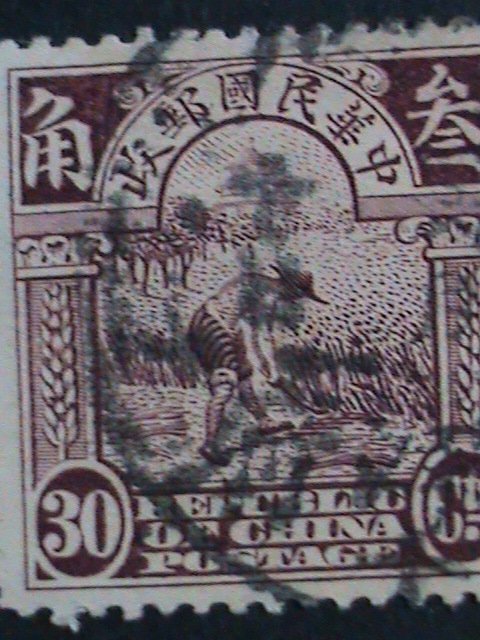 ​CHINA STAMP-1913 OVER 100 YEARS: FRAMER  RARE USED STAMP VERY FINE