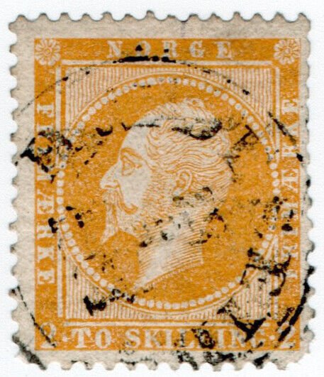 (I.B) Norway Postal : King Oskar 2sk