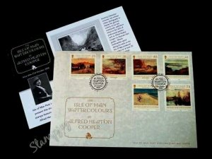 Isle Of Man Water Colours 2004 Painting (stamp FDC)
