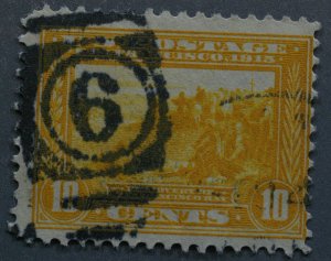 United States #400 Used VG 10 Cent Panama-Pacific Expo Bar Oval w/ Numeral