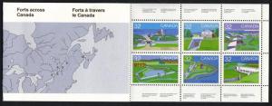 Canada #992a mint booklet, Canadian Forts, Canada Day