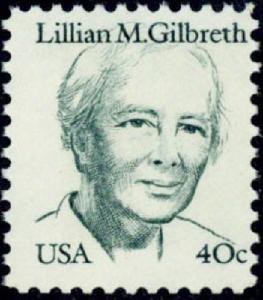 1868a Lillian Gilbreth F-VF MNH single (large block tag)