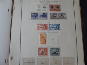 Kenya and KUT 1921-1969 Stamp Collection on Scott Specialty Album Pages