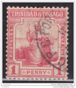 Trinidad & Tobago 1921, Britannia, 1p, Scott# 13, used