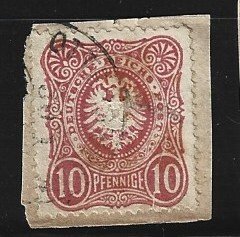 Germany Sc#31   Mi#33 with E Used L219