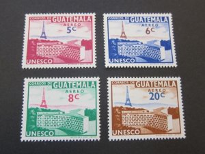 Guatemala 1960 Sc C244-47 set MNH