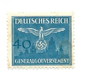 Poland 1943 - Scott #NO33 *