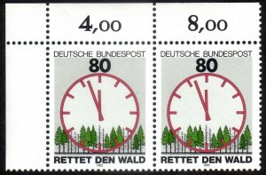 1985, Germany 80pfg, MNH pair, Sc 1445, Mi 1253