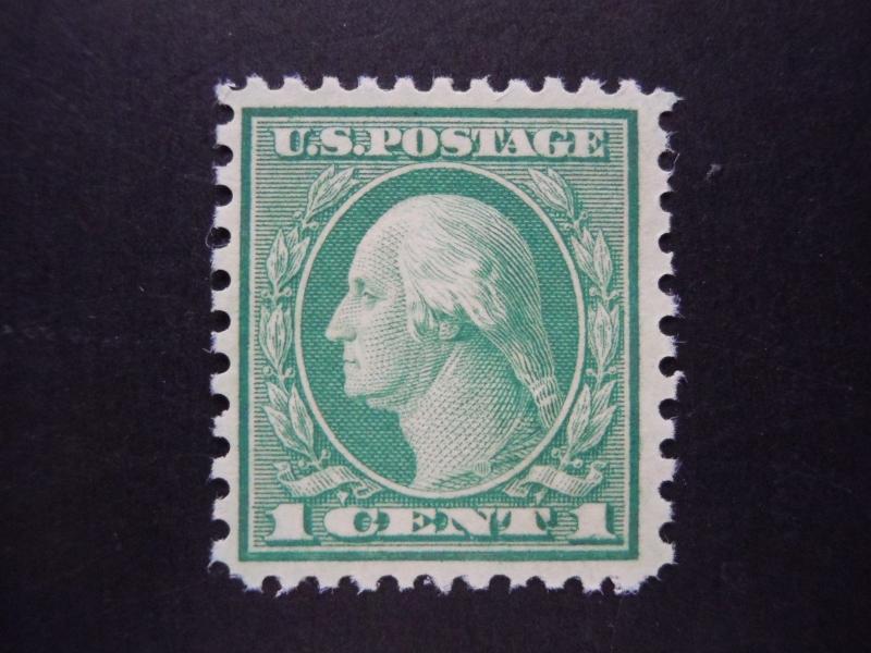 1919 #538 1c Washington Perf 11 x 10 MNH OG VF CV $23.00 Inc New Mount