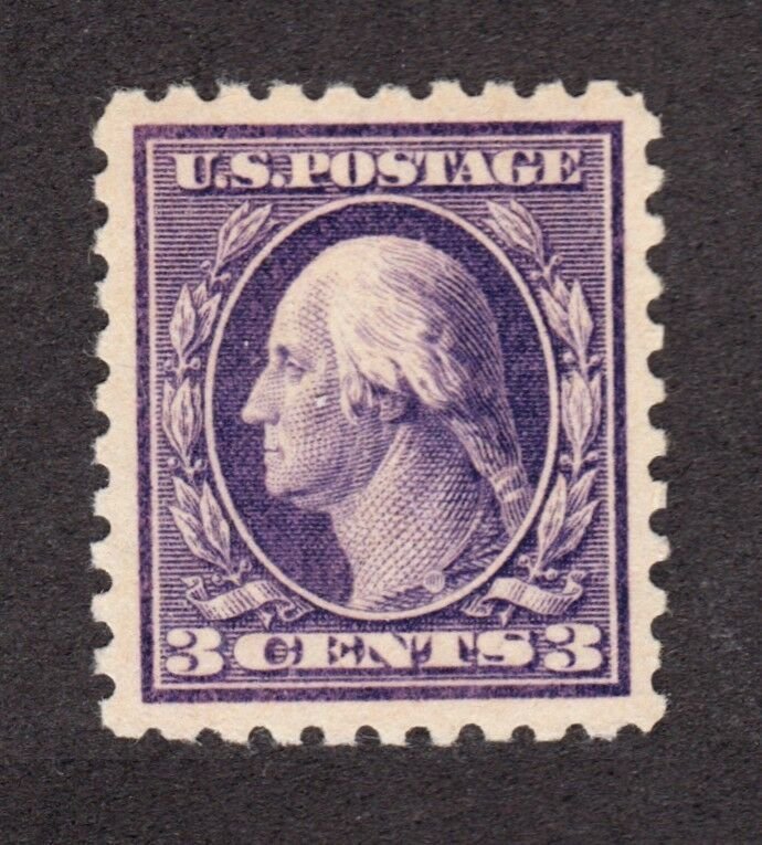 US 464 3c Washington Mint XF-Superb OG VLH