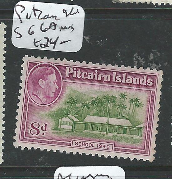 PITCAIRN ISLAND (P1408B) KGVI 8D SG6A  MOG