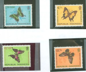 Indonesia #B156-B159  Single (Complete Set)