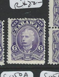 SARAWAK (P0703B) BROOKE 6C  SG30    MNH