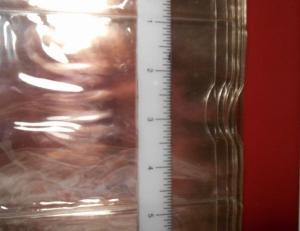 Cover ALBUM red holds 90 standard #6, 23 ring binder, clear pages