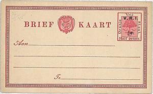 LIONS - POSTAL STATIONERY: ORANGE FREE STATE  - HIGGINGS & GAGE # 26