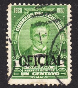 Ecuador Scott O136 F+ postally used.  FREE...