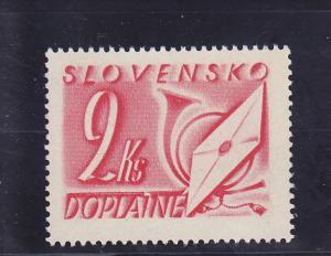 Slovakia  Scott#  J34  MNH