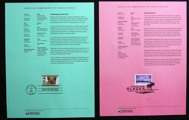 ZAYIX 20 Animal Themed USPS Souvenir Pages First Day Postmark 051723SL11 