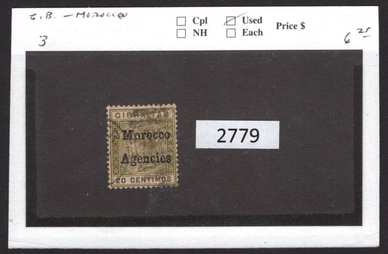 $1 World MNH Stamps (2779) GB Morocco Used see image for details