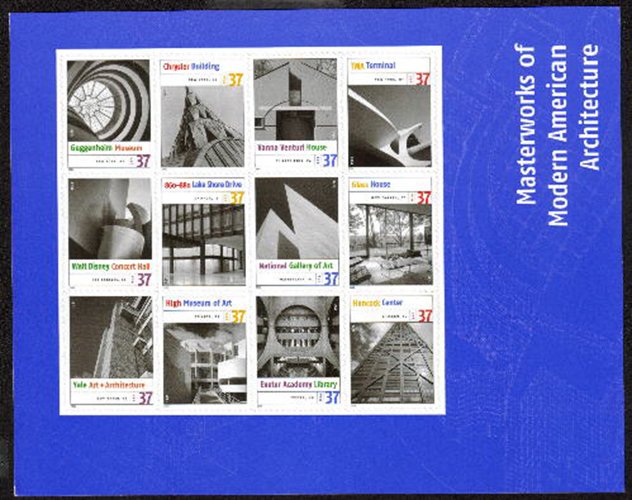 US #3910, 37c American Architecture, Sheet-VF mint never hinged, fresh   STOC...