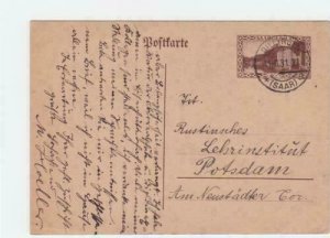 Germany Saar 1931 to Potsdam  postal stationary stamps card R21228