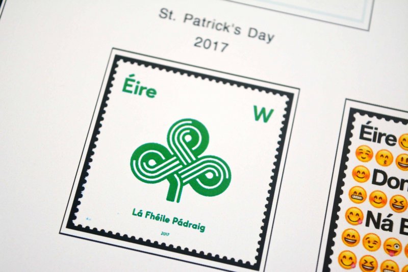 COLOR PRINTED IRELAND 2011-2020 STAMP ALBUM PAGES (60 illustrated pages)