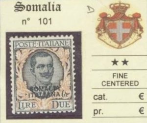 Italy Somalia - Sassone n.101 MNH**