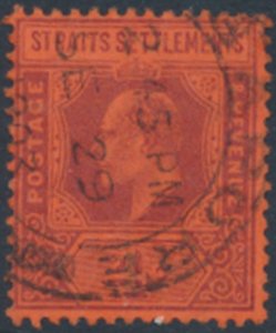 Straits Settlements    SC# 95 Used  see details & scans