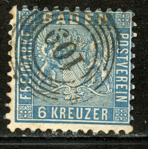 Baden # 16, Used.