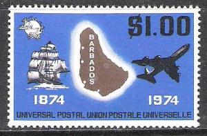 Barbados #415 UPU Issue MNH