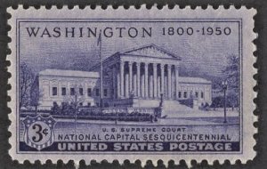 US 991 MNH VF 3 Cent National Capital Sesquicentennial