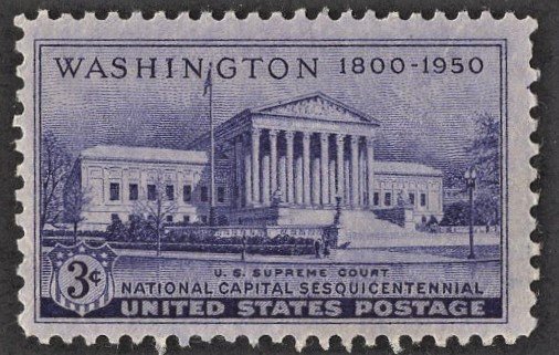 US 991 MNH VF 3 Cent National Capital Sesquicentennial