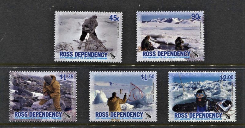 STAMP STATION PERTH Ross Dependency #L94-L98 50th Anniversary Set  MNH CV$12.00