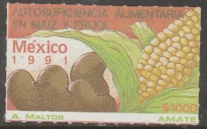 MEXICO 1714, SELF-SUFFICIENCY IN CORN AND BEANS. MINT, NH. VF.