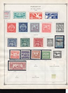 HS&C: Paraguay BoB Stamp Lot Approx Cat $135 Airmail,Semi-post , Interior Office