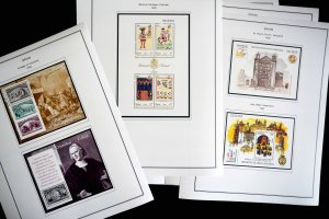 COLOR PRINTED SPAIN 1976-1993 STAMP ALBUM PAGES (101 illustrated pages)