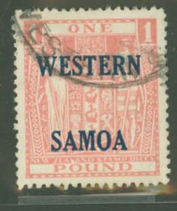 Samoa (Western Samoa) #218  Single
